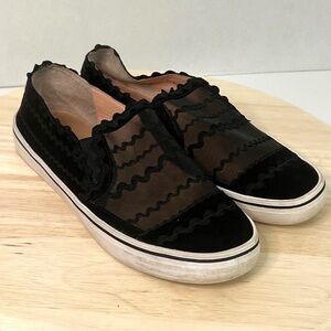 Kate Spade - Black Sheer Women's Slip-On Shoes